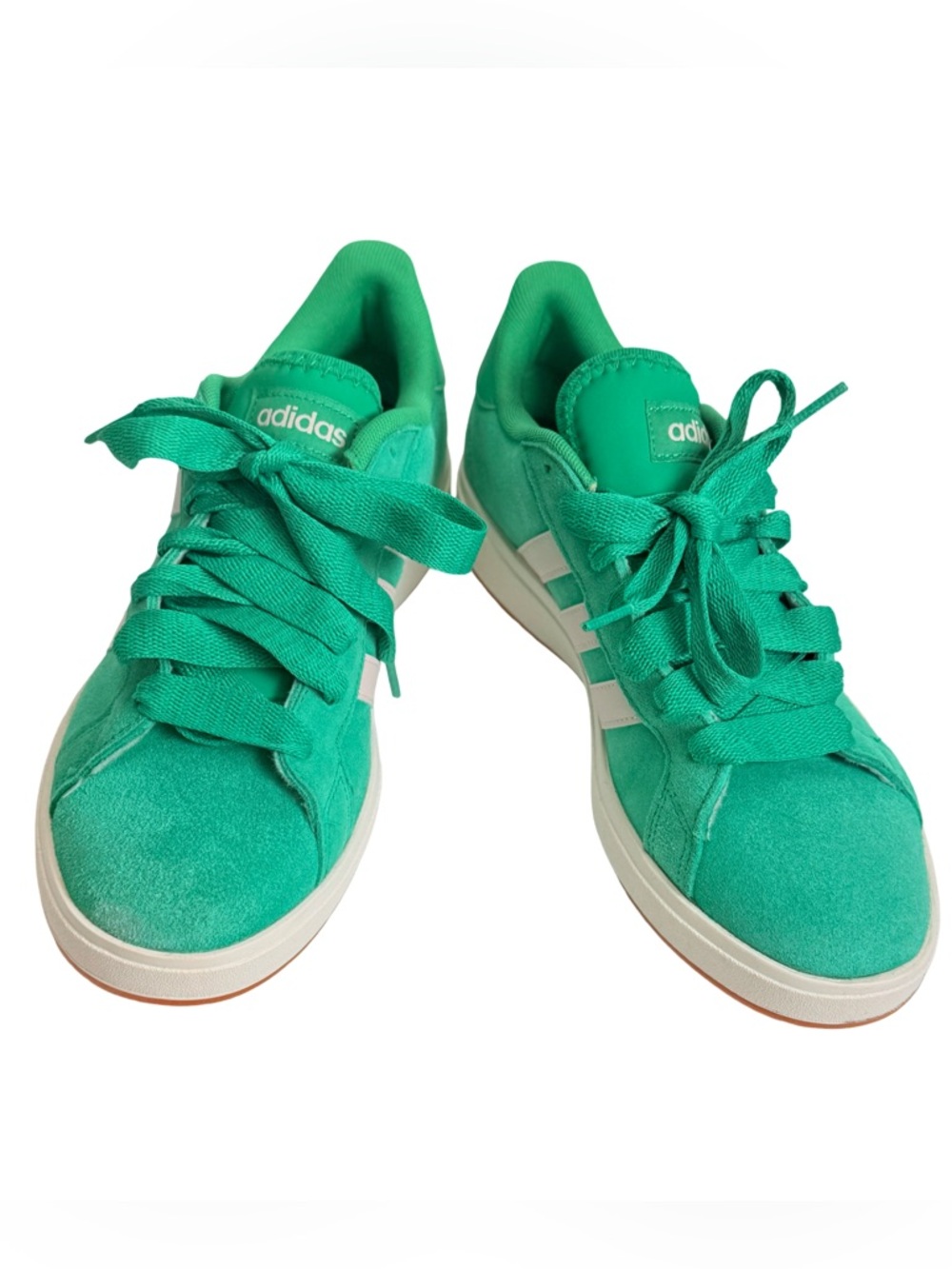 adidas Grand Court Base 00s Putty Green Sneakers 9.5 - Picture 6 of 9